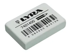 Gomme LYRA India Rubber blanche boîte 40 pièces