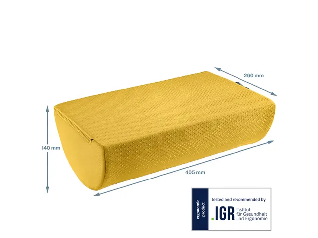 Repose-pieds Leitz Ergo Cosy jaune