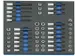 2005 CT2-TX 30 Dopsleutelset 3/8 inch in controlemodule,52-delig