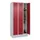 locker,HxBxD 1950x900x500mm,3vak,vak B 300mm,draaigrendel,sokkel