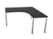 bureau à retour à hauteur réglable,HxlxP 720-840x1600x1600mm,CC-noi