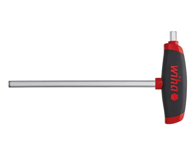 Wiha L-Sleutel Met T-Greep ComfortGrip Zeskant MagicRing Met Zijaandri