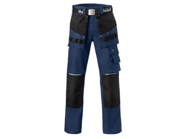 Havep 8730 werkbroek, blauw/zwart, maat 57, per stuk