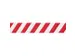 corde de délimitation,a. 1sangle(s),Lxl 3m x50mm,courroie rouge/blanc