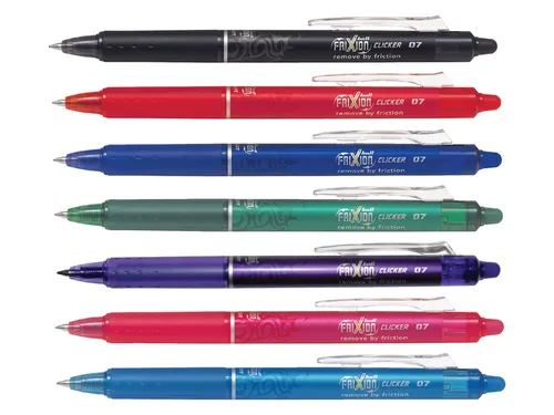 Rollerpen Pilot Frixion Ball Clicker 0.7mm Medium punt Paars