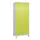 Z-garderobekast,HxBxD 1950x800x500mm,vak B 200/400mm,cil.-slot,voeten