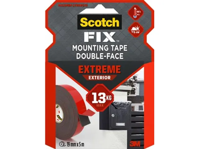 Fix Extreme Exterior ruban adhésif de montage, ft 19 mm x 5 m, porte