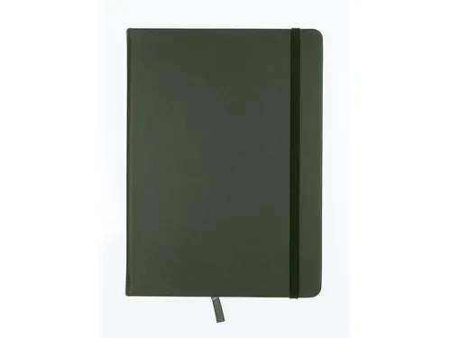 Schetsboek Kangaro A5 forest green PU HC 80 vel 140gr roomwit met elas