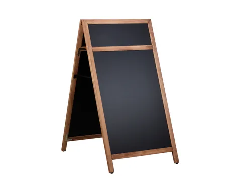 Europel Krijtstoepbord met Topbord 660 x 1280 mm DELUX Natural