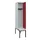 locker met bank,HxBxD 2120x400x815mm,1vak,vak B 400mm,cilinderslot