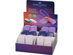 Gomme Faber-Castell Sleeve mini Flow Edition présentoir 24 pièces