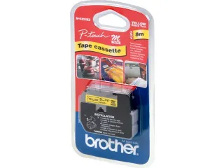 MK621BZ BROTHER P-TOUCH 9mm zwart op geel - 1