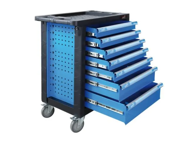 gereedschapswagen,met uitrusting,HxBxD 970x762x460mm