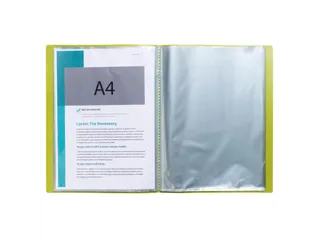 Porte-vues A4 40 vue s PP Pop'Nco assort. - 10