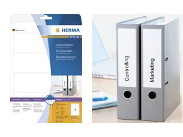 Herma 4291 Rugetiket 192x59 mm Wit permanent klevend 400 stuks