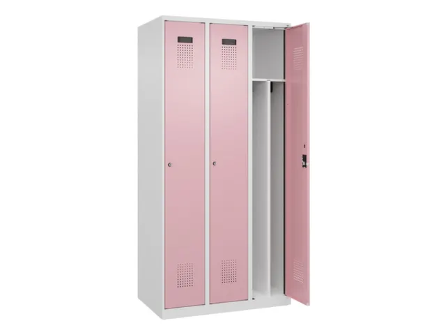 locker voor scheiding van kleding,HxBxD 1850x900x500mm,3vak