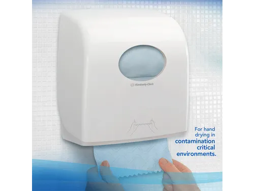 Handdoekrol Scott Essential Slimroll 1-laags 190m blauw 6696