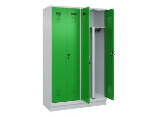 PBM-locker,HxBxD 1950x1200x500mm,4vak,vak B 300mm,draaigrendel