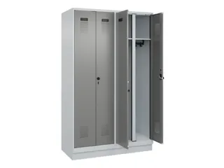 locker voor scheiding van kleding,HxBxD 1950x1200x500mm,4vak - 1