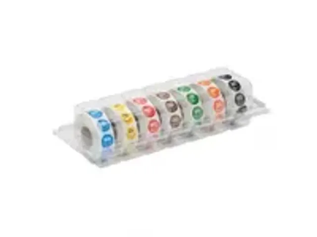 OUTLET Daymark Dispenser permanente labels dagetiket, 7x1000st