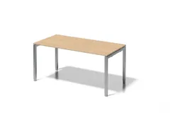 In hoogte verstelbaar bureau,HxBxD 650-850x1600x800mm,blad esdoorn