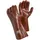 Tegera 10PG PVC handschoenen, rood, maat 10, per 12 paar