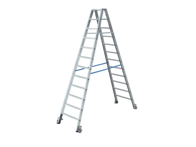 Verrijdbare Boktrap Aluminium L 3 04M 2X12Treden