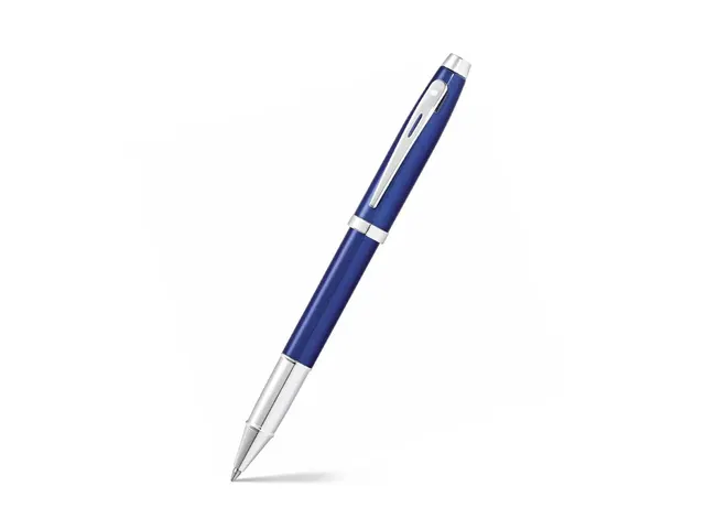Rollerball SHEAFFER 100 E9339 Glossy blue lacquer chrome plated