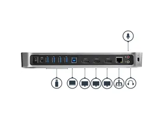 Triple Monitor USB 3.0 Docking Station met 2x 4K DisplayPort & HDMI - 5