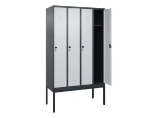 locker,HxBxD 2120x1200x500mm,4vak,vak B 300mm,draaigrendel - 2