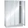 garderobekast,HxBxD 1800x1200x500mm,4vak,vak B 300mm,cil.-slot,sokkel