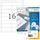 HERMA 10780 Inkjet etiketten A4 97x33,8mm Wit mat 1280 stuks