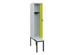 locker met bank,HxBxD 1950x300x815mm,1vak,vak B 300mm,draaigrendel
