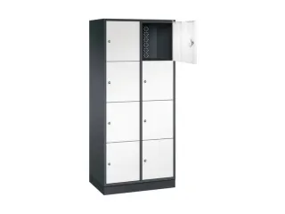grootvolume-lockersysteem,HxBxD 1950x820x500mm,2x4vakken,cil.-slot - 1