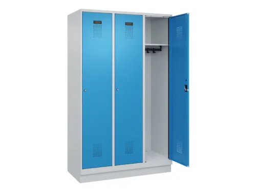 locker,HxBxD 1950x1200x500mm,3vak,vak B 400mm,cil.-slot,sokkel