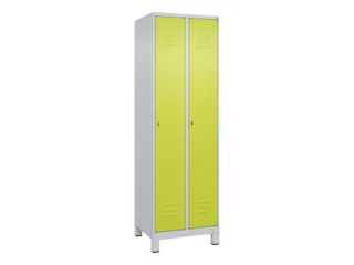 locker,HxBxD 1950x600x500mm,2vak,vak B 300mm,cil.-slot,voeten - 1