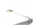 Beurswand-klem voor Wandverlichting max. 53mm Zilver