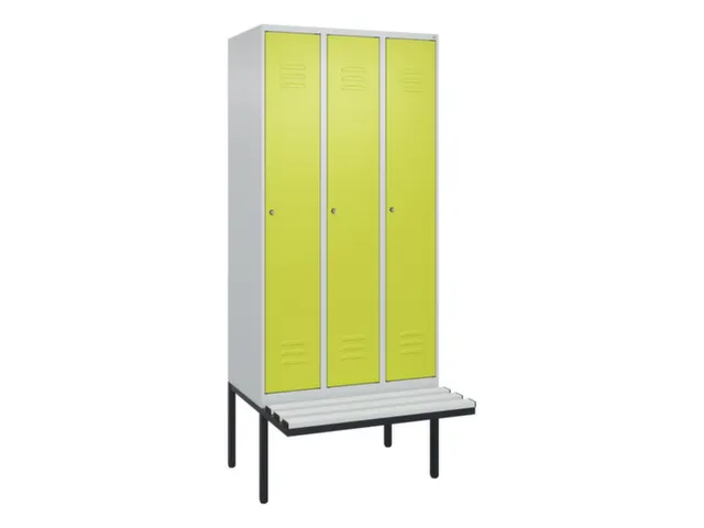 locker voor scheiding van kleding,HxBxD 2120x900x815mm,3vak