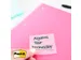 Bloc-mémos Post-it 3M 73x73mm rose transparent