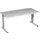 Bureau C-Poot Hxbxd 680-820X1600X800Mm Lichtgrijs