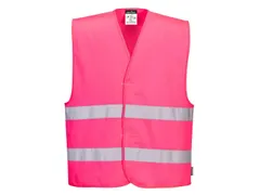 Portwest F474 verkeersvest, roze, maat L/XL, per stuk