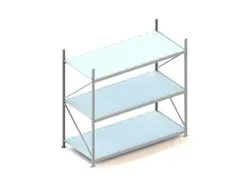 Breedvakstelling Basisveld Hxbxd 2200x2307x1050mm 3 Stalen Legborden