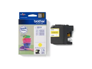 Inktcartridge Brother LC-221 geel - 1