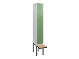 Dubbeldekse dekenkist,HxBxD 2120x300x815mm,1x2vak.,vak B 300mm