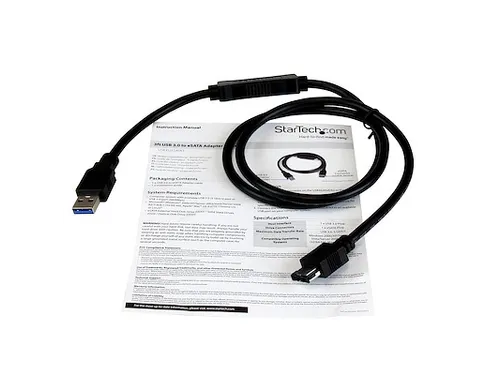 USB 3.0 naar eSATA HDD / SSD / ODD-Adapterkabel 1m