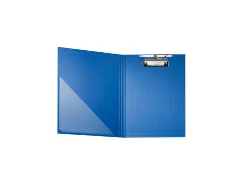 Klemplaat/klep gecoa t papier A4 blauw