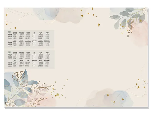 Designonderlegger Sigel Pastel Garden 25/26. 59.5x41cm 30 vel 80 grams