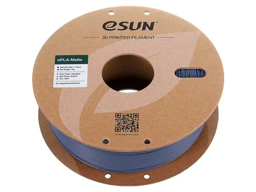 eSUN 3D printer Filament ePLA-Matte 1,75mm Donker Grijs 1kg