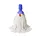 Minimop katoen 200gr standaard steelverbinding blauw