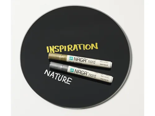 Krijtmarker 4,5mm Naga set a 2 st. zilver